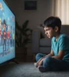 Having to sit near the television or the classroom board